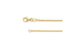  Link necklace - Venetian - 1.1mm - 45cm - Goldplated