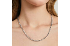  Gliederketten - Fantasieglied - Silber - 50cm