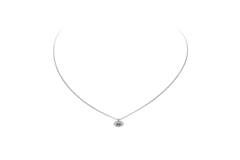  Colliers avec pierre - Oog - Ancre - Argent - 45cm