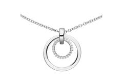  Collier - Rond - Ancre - Argent - 45cm