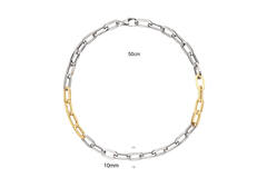  Kette - Anker - Silber - 50cm Chunky Chic - 