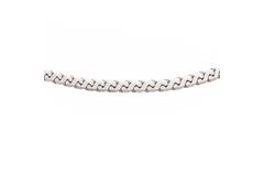  Collier - Maillon fantaisie - Argent - 45cm