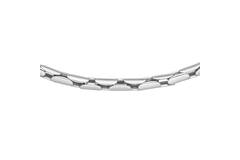  Gliederketten - Palmier, Fuchsschwanz - Silber - 45cm
