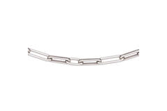  Link necklaces - Anchor - Silver - 45cm