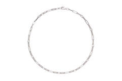  Link necklaces - Anchor - Silver - 45cm