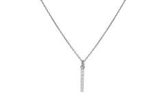  Collier - Staafje - Anker - Zilver - 42cm