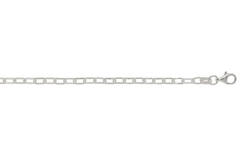  Gliederketten - Anker - Silber - 46-50 cm