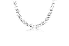  Gliederketten - Fantasieglied - Silber - 43cm