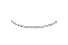  Ketten mit Anhänger - Rund - Silber - 45cm