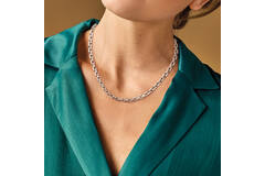  Colliers maillons - Argent - 45cm