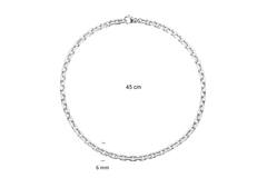  Colliers maillons - Argent - 45cm