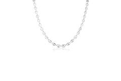  Gliederketten - Anker - Silber - 50cm
