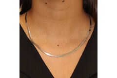  Schakelcollier - Gourmet - Zilver - 45cm