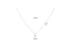  Necklace - Anchor - Silver - 45cm