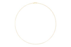  Link necklaces - Anchor - Goldplated - 45cm
