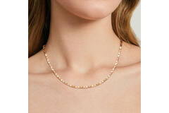  Schakelcollier - Koningsschakel - Zilver - 45cm