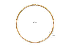  Schakelcollier - Fantasieschakel - Zilver - 50cm