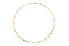  Schakelcollier - Anker - Zilver verguld - 50cm