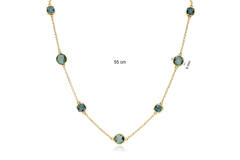  Colliers avec pierre - Jasseron - Argent doré Colors from Nature - 