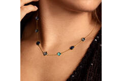  Collier - Jasseron - Zilver verguld - 55cm Colors from Nature - 