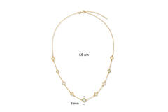  Colliers maillons - Ancre - Argent doré - 55cm Colors from Nature - 