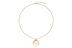  Necklace - Round - Anchor - Goldplated - 45cm Chunky Chic - 