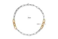  Kette - Silber - 45cm Chunky Chic - 