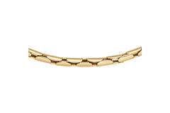 Link necklaces - Palmier, Foxtail - Silver - 45cm