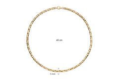  Link necklaces - Palmier, Foxtail - Silver - 45cm