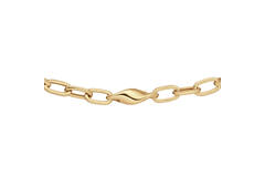  Schakelcollier - Anker - Zilver - 45cm