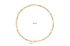  Schakelcollier - Anker - Zilver - 45cm
