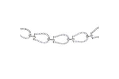  Chokers - Round - Fantasy link - Silver - 42cm