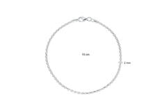  Schakelarmband - Koord - Rond - 1.7mm - 19cm