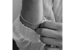  Schakelarmband - Koord - Rond - 3mm - 19cm
