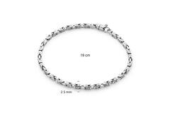  Schakelarmband - Koningsschakel - 2.5mm - 19cm