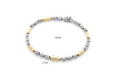  Gliederarmbänder - Büroklammer - 3mm - 19cm