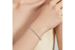  Bracelets à maillons - Maillon fantaisie - 4mm - 20cm
