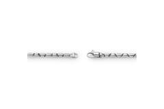  Link bracelets - Plates, Bars, Rods - 2.5mm - 19cm