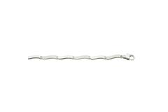  Gliederarmbänder - Fantasieglied - Matt/Poli - 4mm - 19cm