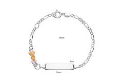  Gliederarmbänder - Figaro - Tier - 25mm - 14cm