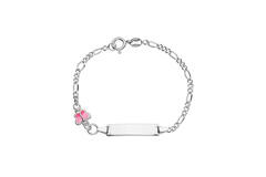  Link bracelets - Figaro - Vlinder - 25mm - 14cm