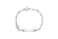  Schakelarmband - Figaro - Vlinder - 25mm - 14cm