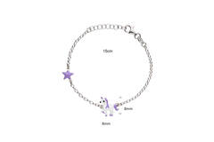  Link bracelets - Anchor - Animal - 8mm - 16cm