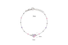  Schakelarmband - Anker - Hart - 7mm - 16cm