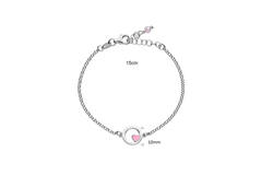  Schakelarmband - Jasseron - Hart - 10mm - 16cm