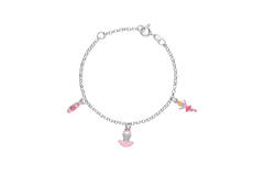  Bracelets à maillons - Jasseron - Fantasie - 3mm - 16cm