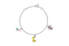  Link bracelets - Jasseron - Animal - 4mm - 16cm