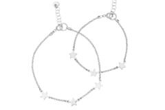  Symbol bracelets - Anchor - Moeder Kind 3 Sterren - 19cm