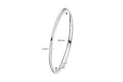  Bracelets - Scharnier - Rond - 3mm - Ø 60mm