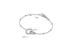  Schakelarmband - Anker - Infinity - 10mm - 17cm